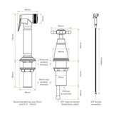 Bidbury & Co. Chalford Independent Pull Out Spray With Crosshead Handle
