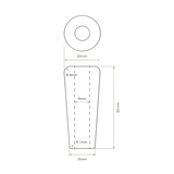 Bidbury & Co. Metal Alternative Handle Levers in Brass