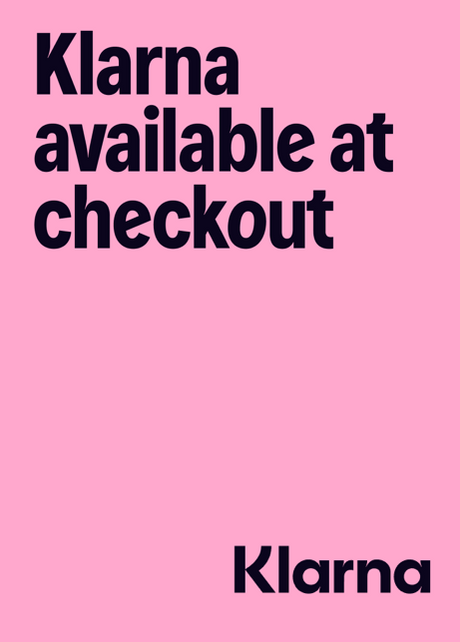 Klarna is available at checkout