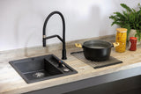 Abode Livinc Single Lever Kitchen Mixer Tap with Pull Out Spray