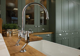 Abode Oxbury Traditional Bridge C-Spout Kitchen Mixer Tap