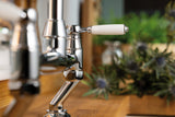 Abode Oxbury Traditional Bridge C-Spout Kitchen Mixer Tap