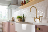 Abode Oxbury Traditional Bridge C-Spout Kitchen Mixer Tap