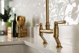 Abode Oxbury Traditional Bridge C-Spout Kitchen Mixer Tap