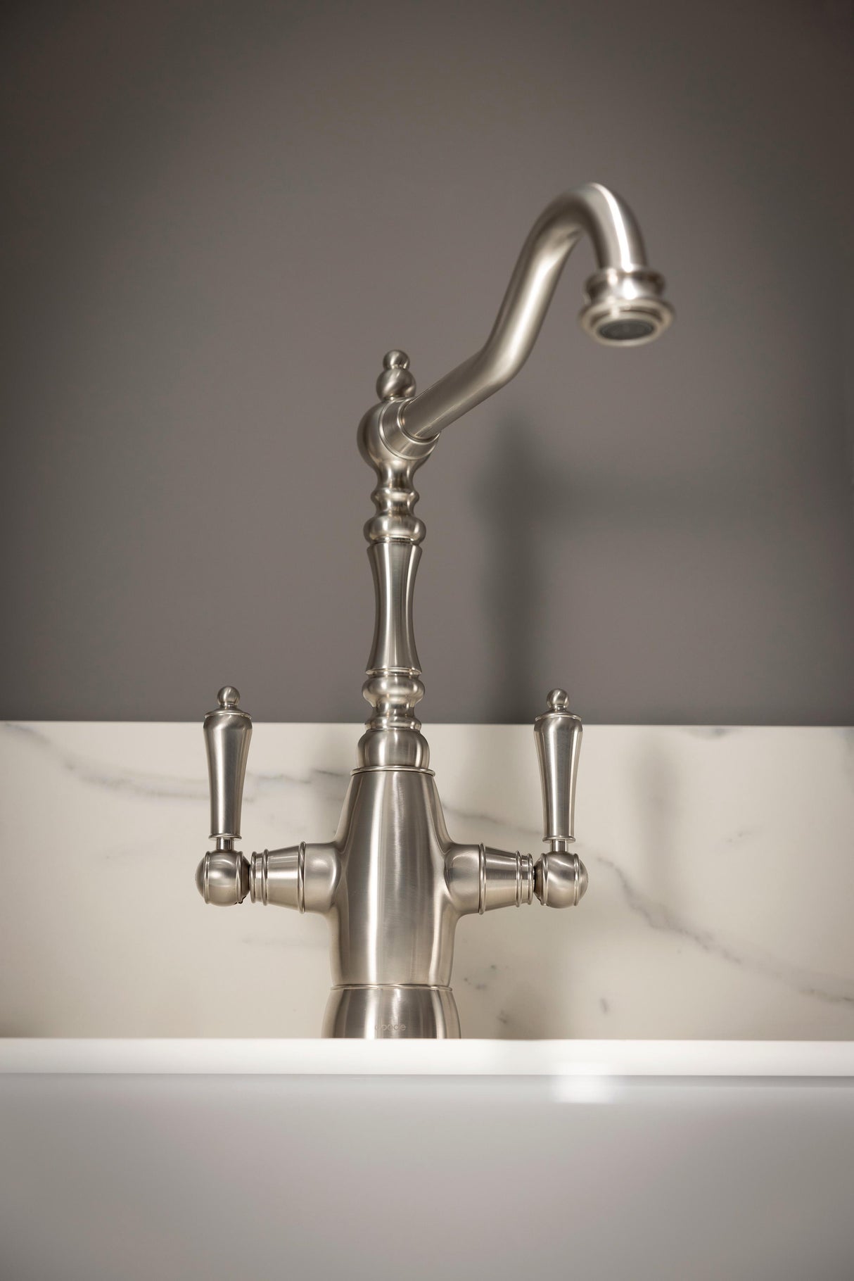 Abode Mayenne Monobloc Dual Lever Kitchen Mixer Tap