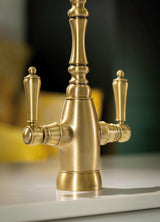 Abode Mayenne Monobloc Dual Lever Kitchen Mixer Tap