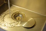 Abode Koto Single Bowl Inset/Undermount Kitchen Sink with PVD Finish