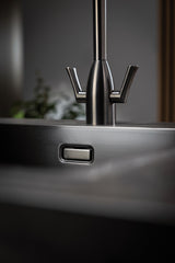 Abode Koto Single Bowl Inset/Undermount Kitchen Sink with PVD Finish