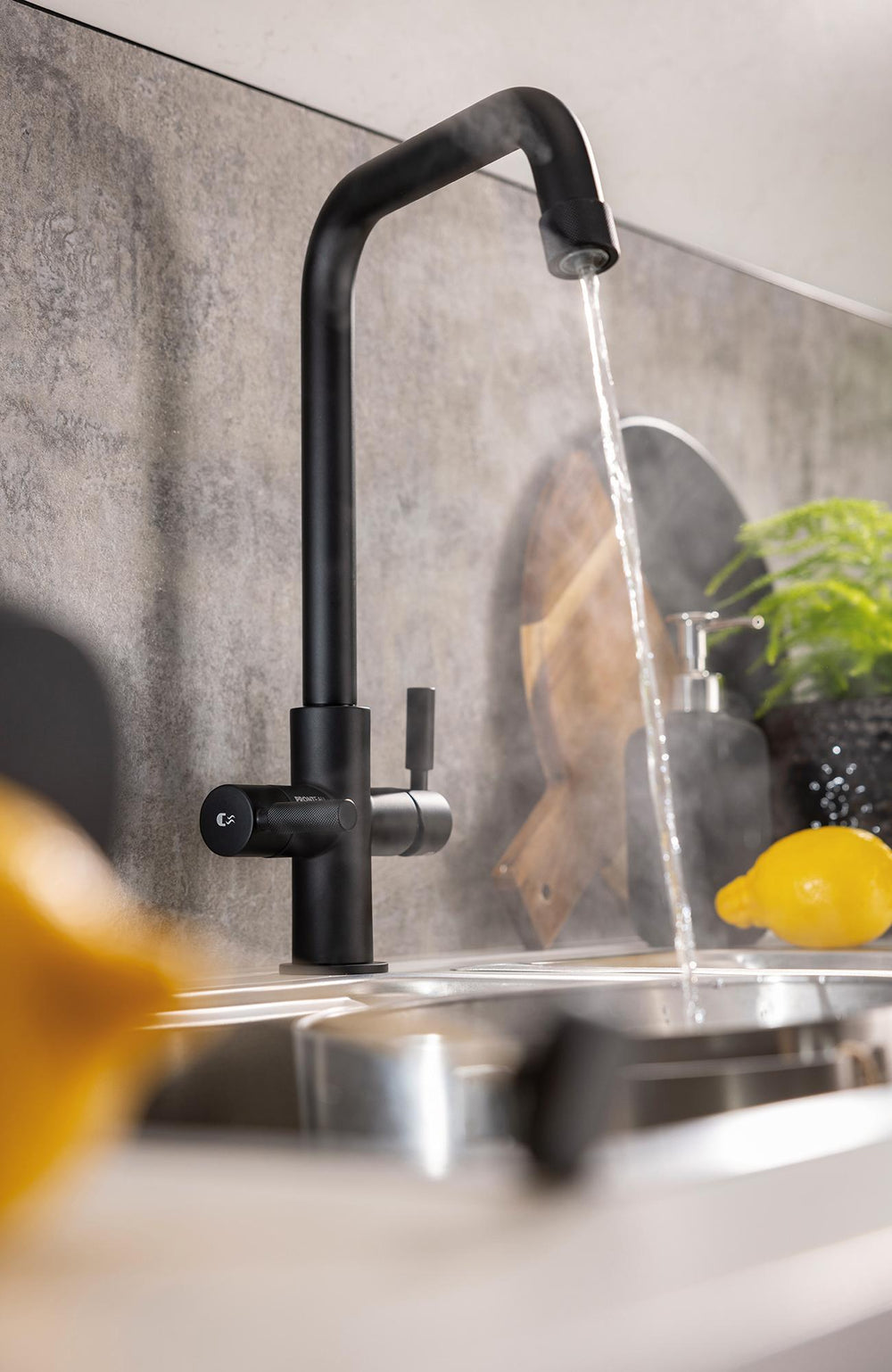 Pronteau Industria 4-in-1 U-Spout Filter ProBoil Boiling Water Kitchen Tap