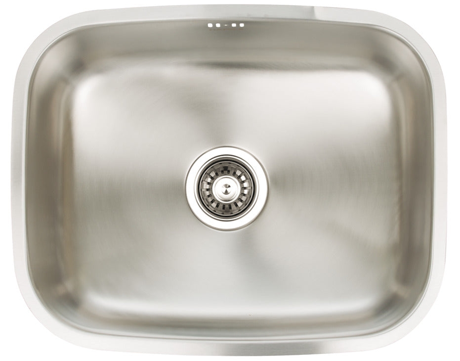 Häfele Calder Undermount Single Bowl Kitchen Sink For 600mm Cabinet in Stainless Steel