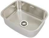 Häfele Calder Undermount Single Bowl Kitchen Sink For 600mm Cabinet in Stainless Steel