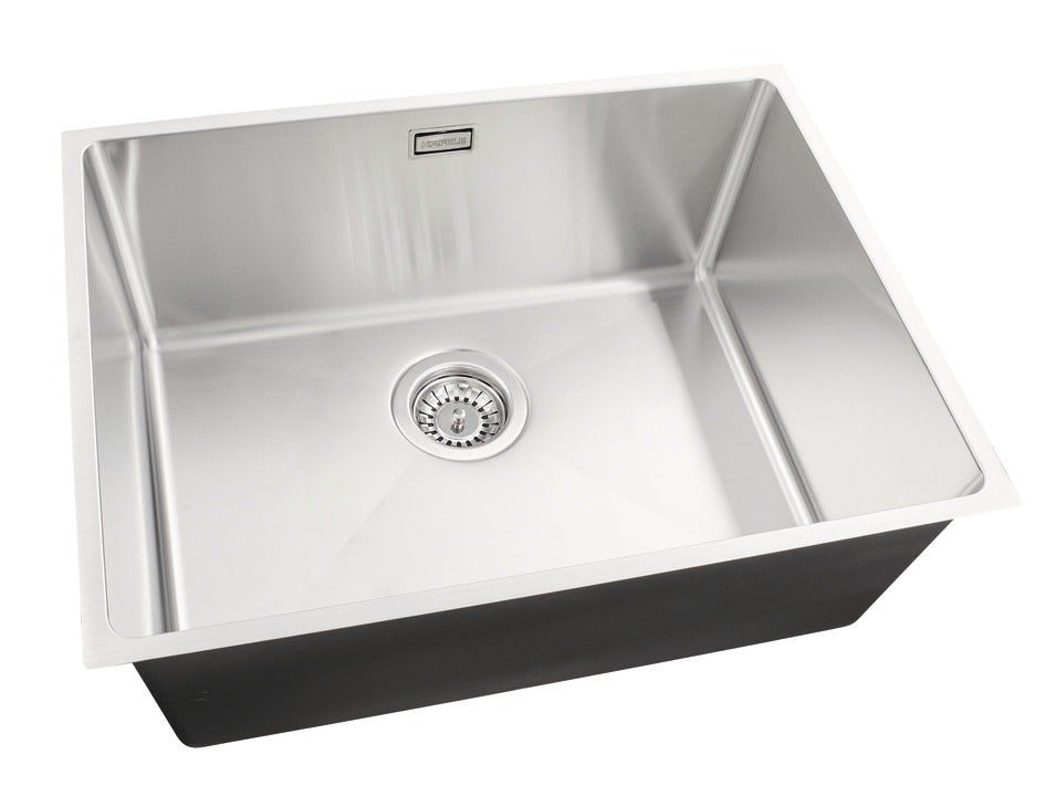 Häfele Lido Undermount Single Bowl Kitchen Sink For 600mm Cabinet in Stainless Steel