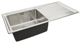 Häfele Veneto Inset Mount Sink For 500mm in Stainless Steel With Single Bowl And Drainer