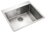 Rangemaster Cosmo Stainless Steel Inset Mount Single Bowl Kitchen Sink