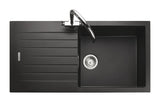 Rangemaster Andesite Inset Mount Single Bowl Composite Kitchen Sink