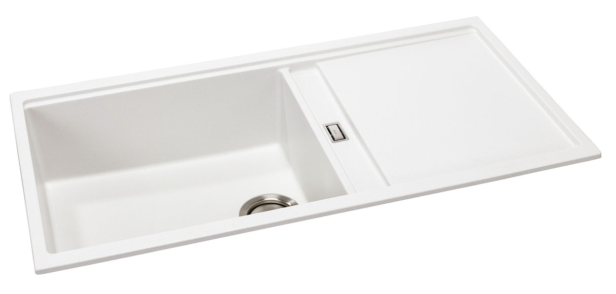 Abode Synchronist One And Quater Bowl Kitchen Sink in Composite