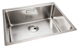 Abode System Sync Single Bowl Kitchen Sink in Stainless Steel