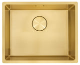 Abode Koto Single Bowl Inset/Undermount Kitchen Sink with PVD Finish
