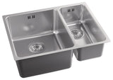 Abode Matrix R25 1.5 Bowl Premium Stainless Steel Inset/Undermount Kitchen Sink