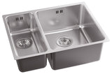 Abode Matrix R25 1.5 Bowl Premium Stainless Steel Inset/Undermount Kitchen Sink