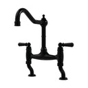Bidbury & Co. Henbury Bridge Kitchen Mixer Tap with Lever Handles & Ornate Regal Design