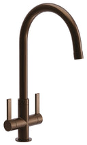 Abode Pico C-Spout Mixer Tap With Dual Lever