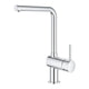 Grohe Minta Contemporary L-Spout Mixer Tap with Single Lever Mixer in Polished Chrome Video