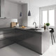 Grohe Minta Contemporary C-Spout Mixer Tap with Single Lever Monobloc in Black Video