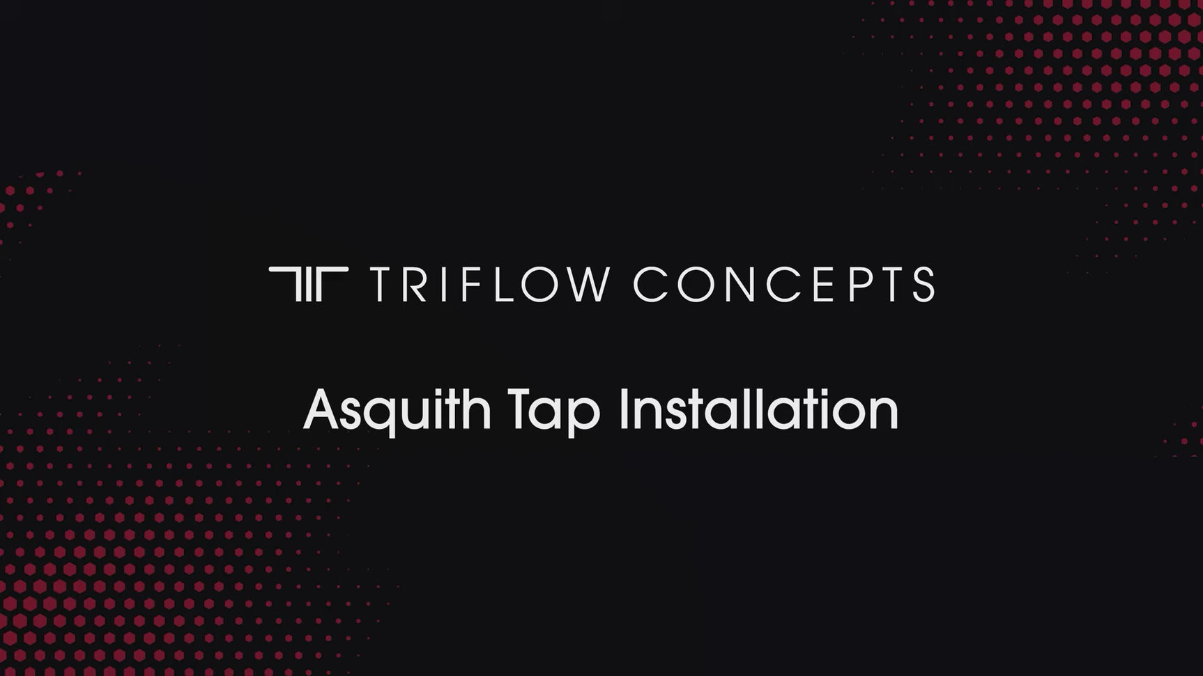 Triflow Concepts Asquith filtered kitchen tap installation video