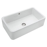 Rangemaster Farmhouse Belfast White Single Bowl Kitchen Sink