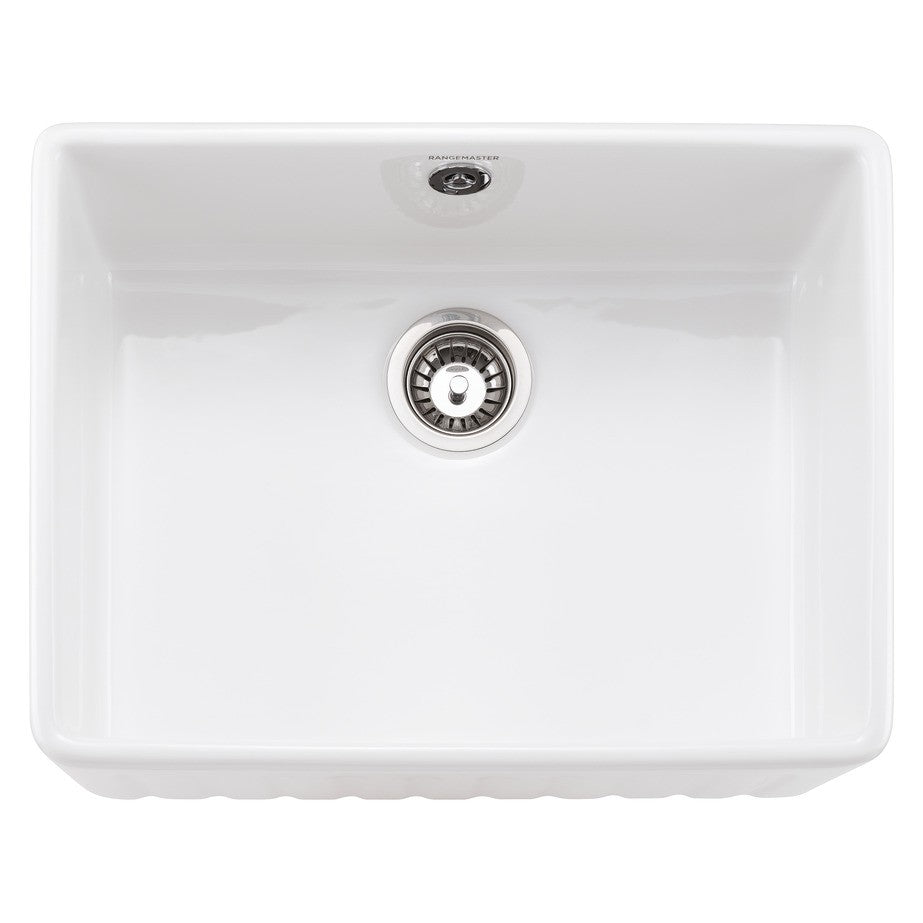 Rangemaster Harmony Fluted White Belfast Kitchen Sink