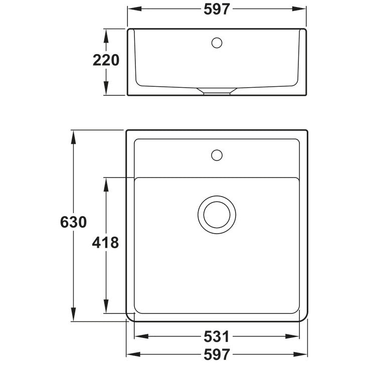 Rangemaster Sandwood Fire Clay Ceramic Belfast Kitchen Sink