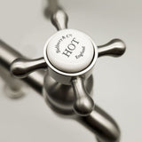 Bidbury & Co. Caswell Kitchen Taps with Crosshead Handles & Classic Bibcock Design
