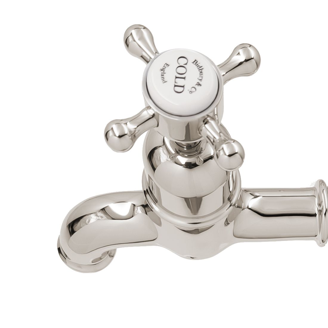 Bidbury & Co. Caswell Kitchen Taps with Crosshead Handles & Classic Bibcock Design