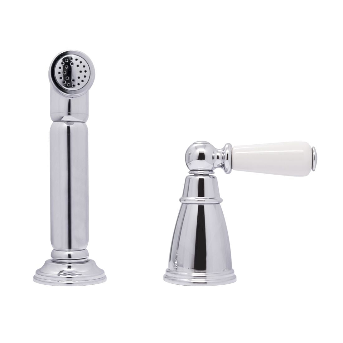 Bidbury & Co. Taynton Independent Pull Out Spray With Porcelain Lever Handle