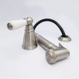 Bidbury & Co. Taynton Independent Pull Out Spray With Porcelain Lever Handle
