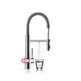 Triflow Concepts 4 in 1 Hybrid Flex Contemporary Boiling Water Kitchen Tap in Chrome with Pull Out Spray Hose