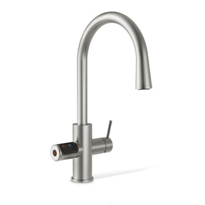 Zip HydroTap G5 Celsius Plus All-In-One commercial tap in Gunmetal against a white background