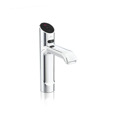 HydroTap G5 Classic Plus boiling water tap in bright chrome against a plain background
