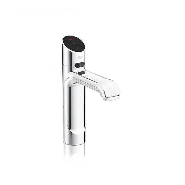 HydroTap G5 Classic Plus boiling water tap in bright chrome against a plain background
