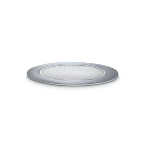 Zip HydroTap standalone font and drain in Gunmetal against a white background